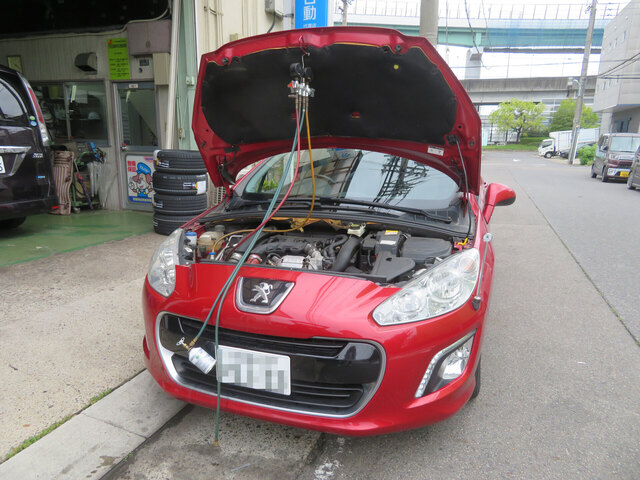 エアコン診断修理　プジョー　ABA-T75F02--(3)1.jpg